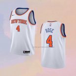 Camiseta Nino New York Knicks Derrick Rose NO 4 Association Blanco