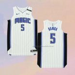 Camiseta Orlando Magic Mohamed Bamba NO 5 Icon Autentico 2019-20 Blanco