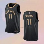 Camiseta Toronto Raptors Joe Wieskamp NO 11 Ciudad 2022-23 Negro