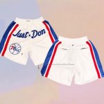 Pantalone Philadelphia 76ers Just Don Blanco