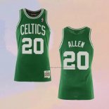 Camiseta Boston Celtics Ray Allen NO 20 Mitchell & Ness 1996-97 Verde