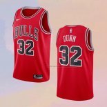 Camiseta Chicago Bulls Kris Dunn NO 32 Icon Rojo