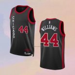 Camiseta Chicago Bulls Patrick Williams NO 44 Ciudad 2023-24 Negro