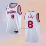 Camiseta Houston Rockets Jae'Sean Tate NO 8 Ciudad 2023-24 Blanco