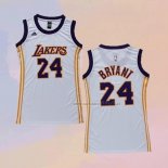 Camiseta Mujer Los Angeles Lakers Kobe Bryant NO 24 Blanco