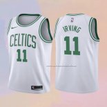 Camiseta Nino Boston Celtics Kyrie Irving NO 11 2017-18 Blanco