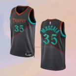 Camiseta Washington Wizards Mike Muscala NO 35 Ciudad 2023-24 Negro