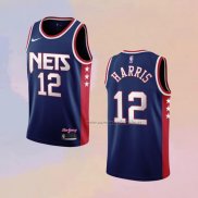 Camiseta Brooklyn Nets Joe Harris NO 12 Ciudad 2021-22 Azul