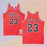 Camiseta Chicago Bulls Michael Jordan NO 23 Mitchell & Ness 1995-96 Rojo