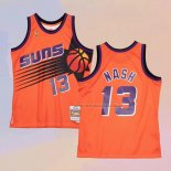 Camiseta Phoenix Suns Steve Nash NO 13 Mitchell & Ness 1996-97 Naranja
