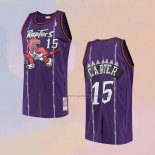 Camiseta Toronto Raptors Vince Carter NO 15 Mitchell & Ness Violeta