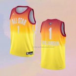 Camiseta All Star 2023 New Orleans Pelicans Zion Williamson NO 1 Naranja