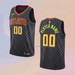 Camiseta Atlanta Hawks Personalizada Icon Negro