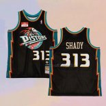 Camiseta Detroit Pistons Slim Shad X BR NO 313 Negro
