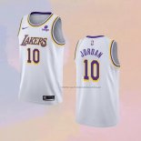 Camiseta Los Angeles Lakers DeAndre Jordan NO 10 Association 2021-22 Blanco