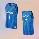 Camiseta Orlando Magic Tracy McGrady NO 1 Mitchell & Ness 2003-04 Azul