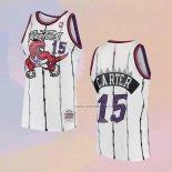 Camiseta Toronto Raptors Vince Carter NO 15 Mitchell & Ness 1998-99 Blanco