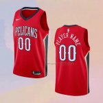 Camiseta New Orleans Pelicans Personalizada Statement Rojo