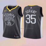 Camiseta Nino Golden State Warriors Kevin Durant NO 35 Statement 2017-18 Gris