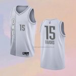 Camiseta Oklahoma City Thunder Derrick Favors NO 15 Ciudad 2021-22 Blanco