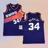 Camiseta Phoenix Suns Charles Barkley NO 34 Mitchell & Ness 1992-93 Violeta