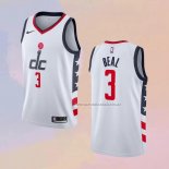 Camiseta Washington Wizards Bradley Beal NO 3 Ciudad 2019-20 Blanco