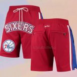 Pantalone Philadelphia 76ers Mitchell & Ness 1996-97 Rojo