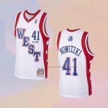 Camiseta All Star 2004 Dirk Nowitzki NO 41 Blanco