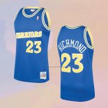 Camiseta Golden State Warriors Mitch Richmond NO 23 Mitchell & Ness 1990-91 Azul