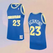 Camiseta Golden State Warriors Mitch Richmond NO 23 Mitchell & Ness 1990-91 Azul