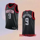 Camiseta Houston Rockets Josh Christopher NO 9 Statement 2023-24 Negro