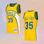 Camiseta Nino Seattle SuperSonics Kevin Durant NO 35 Mitchell & Ness 2007-08 Amarillo