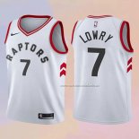 Camiseta Nino Toronto Raptors Kyle Lowry NO 7 Association 2017-18 Blanco