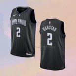 Camiseta Orlando Magic Caleb Houstan NO 2 Ciudad 2022-23 Negro