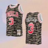 Camiseta Philadelphia 76ers Allen Iverson NO 3 Hardwood Classics 1996-97 Camuflaje