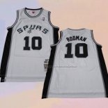 Camiseta San Antonio Spurs Dennis Rodman NO 10 Mitchell & Ness 1983-84 Blanco