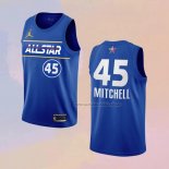 Camiseta All Star 2021 Utah Jazz Donovan Mitchell NO 45 Azul