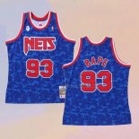 Camiseta Brooklyn Nets Bape NO 93 Hardwood Classic Azul