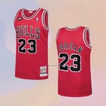 Camiseta Chicago Bulls Michael Jordan NO 23 1997-98 NBA Finals Mitchell & Ness Rojo