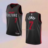Camiseta Miami Heat Kyle Lowry NO 7 Ciudad 2023-24 Negro