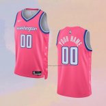 Camiseta Washington Wizards Personalizada Ciudad 2022-23 Rosa