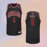 Camiseta Chicago Bulls Derrick Rose NO 1 Negro