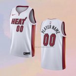 Camiseta Miami Heat Personalizada Association 2020-21 Blanco