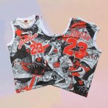 Camiseta Michael Jordan NO 23 Commemorative Gris