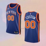 Camiseta New York Knicks Personalizada Ciudad 2023-24 Azul