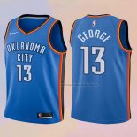 Camiseta Nino Oklahoma City Thunder Paul George NO 13 2017-18 Azul