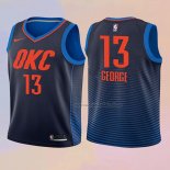 Camiseta Nino Oklahoma City Thunder Paul George NO 13 Statement 2017-18 Azul