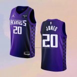 Camiseta Sacramento Kings Colby Jones NO 20 Statement 2023-24 Violeta