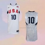 Camiseta USA 2008 Kobe Bryant NO 10 Blanco