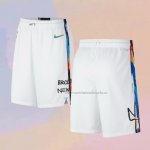Pantalone Brooklyn Nets Ciudad 2022-23 Blanco